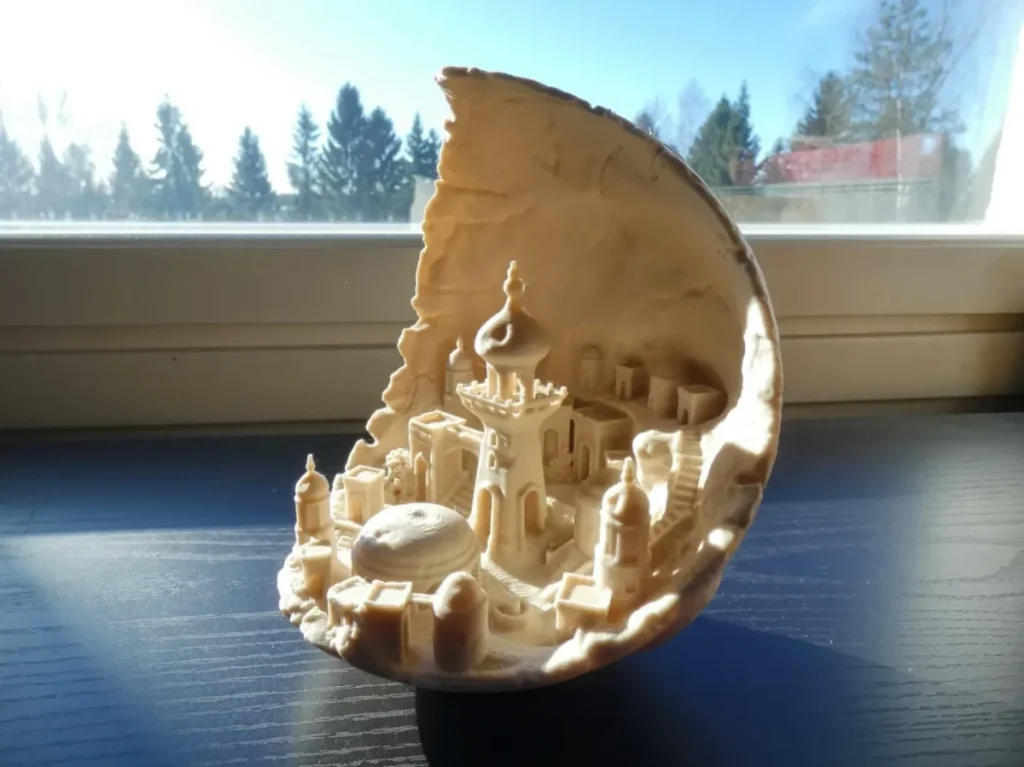 Bu Zamana Kadar En Çok Beğenilen 3D Yazıcı İle Yapılan Ürünler! İlham Arayanlar İçin 3D Yazıcı Baskı Modelleri! 5 3D yazıcıyla üretilmiş ay şehri tasarımlı model