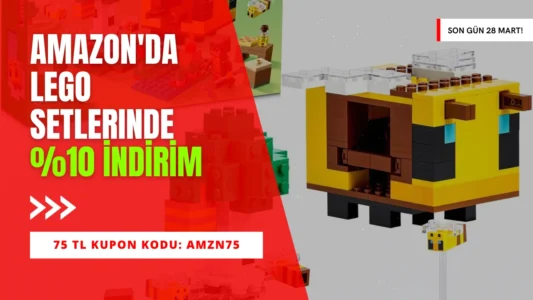 Amazon’da Lego Setlerinde %10 İndirim Başladı: 28 Mart’a Kadar, Stoklar Sınırlı!
