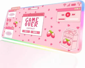 En İyi RGB Mouse Pad Önerisi: Oyun Oynamak İçin Kullanabileceğiniz En İyi 10 Mouse Pad! 8 JMIYAV Gaming Over Kawaii