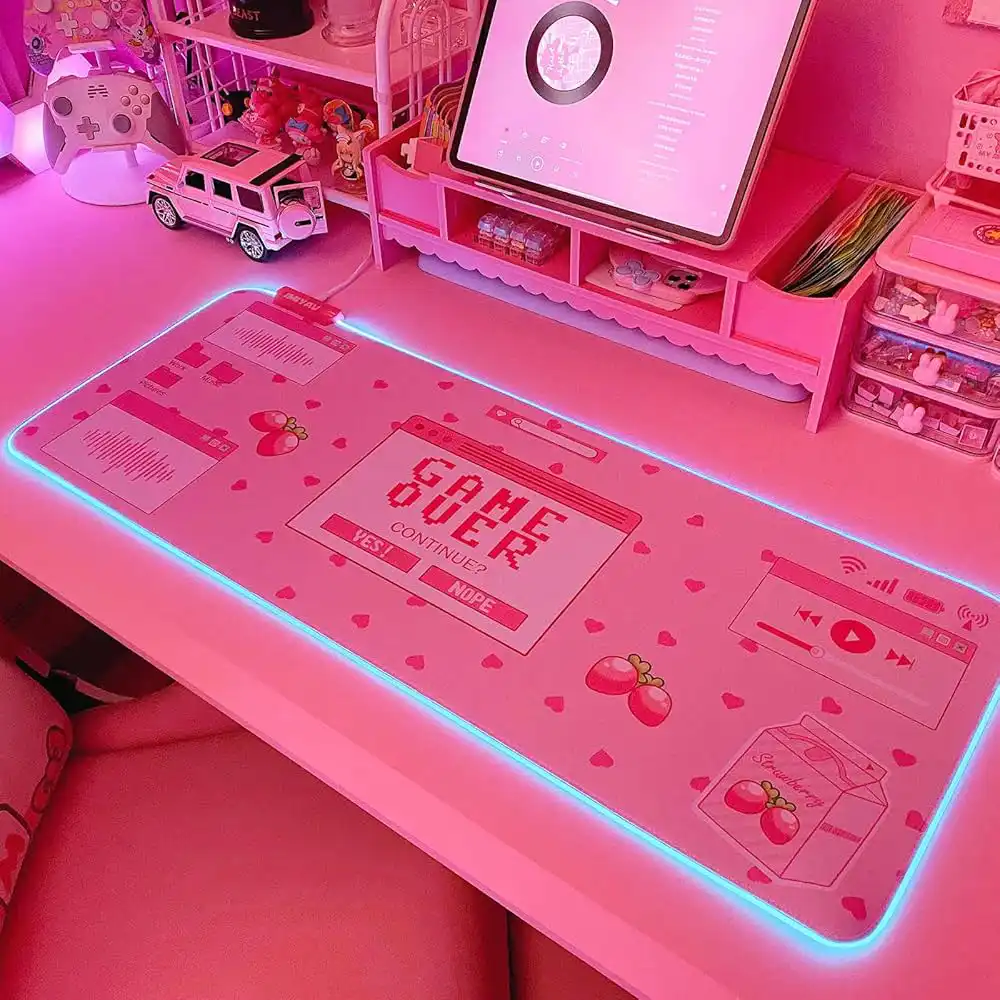 En İyi RGB Mouse Pad Önerisi: Oyun Oynamak İçin Kullanabileceğiniz En İyi 10 Mouse Pad! 20 JMIYAV Gaming Over Kawaii İnceleme