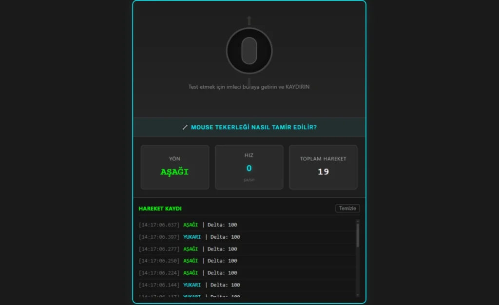 Mouse Scroll Sorunu Nasıl Tamir Edilir? - 5 Dakikada Mouse Tekerlek Sorununu Tamir Edin! 6 Mouse Scroll Testi