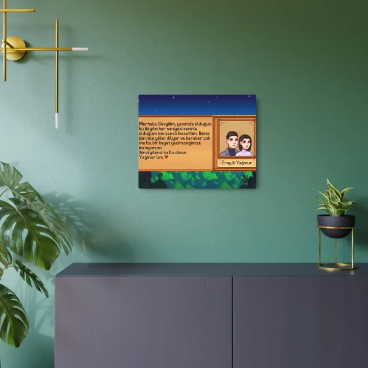 Stardew Valley Oynayanlara Alınabilecek Hediyeler! 25 Stardew Valley Kisisellestirilebilir Cift Posteri