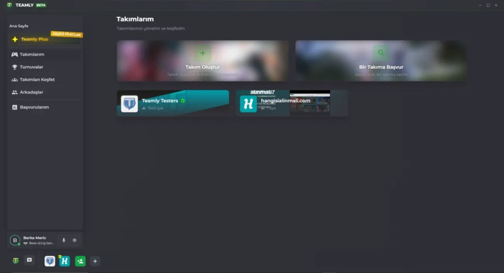 Discord'a Elveda! Yerli Girişim Teamly, Discord'u Tahtından Edebilecek Mi? - İnceledik, Anlatıyoruz! 4 Teamly One Arayüz