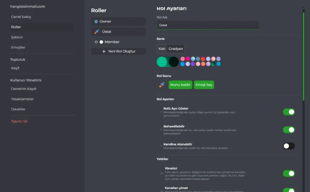 Discord'a Elveda! Yerli Girişim Teamly, Discord'u Tahtından Edebilecek Mi? - İnceledik, Anlatıyoruz! 7 Teamly - Takım Moderasyon Ekranı