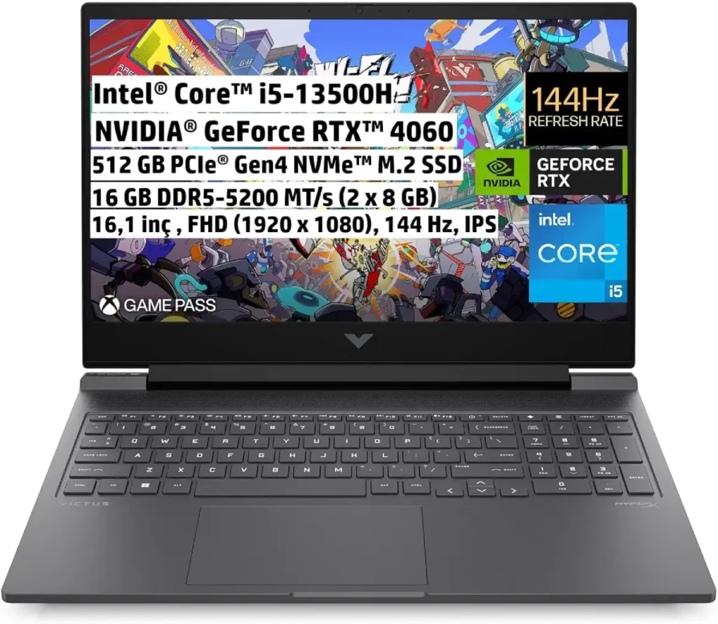 Amazon'da HP Victus Oyuncu Laptoplarında %20'ye Varan İndirim Başladı! - Öne Çıkan İndirimleri Listeledik! - (21 Temmuz) 4 HP Victus 16-R0044NT 7P645EA Gaming Laptop