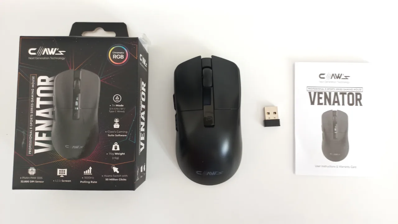 Claw's Venator İnceleme 10 Satın aldığımız Claws Venator modelinin kutu içeriği