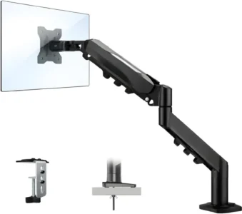 Coverzone 17–32 İnç Amortisörlü Tekli Pivot Monitör Kolu
