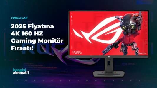 Asus ROG Strix 4K 160Hz Oyuncu Monitörü İndirimde: 4K Oyuncu Monitörü 2025 Fiyatına! 2 Asus Rog Strix XG27UCS 4K 160 Hz 1ms Pivot Oyuncu Monitörü İndirimde