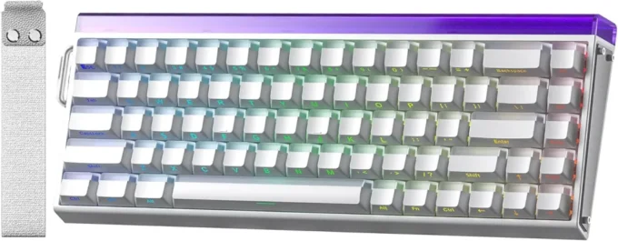 Aula Hero 68 He Manyetik Klavye Rapid Trigger Black King Switch 8000Hz RGB Neon TKL Hot Swap Oyuncu Klavyesi