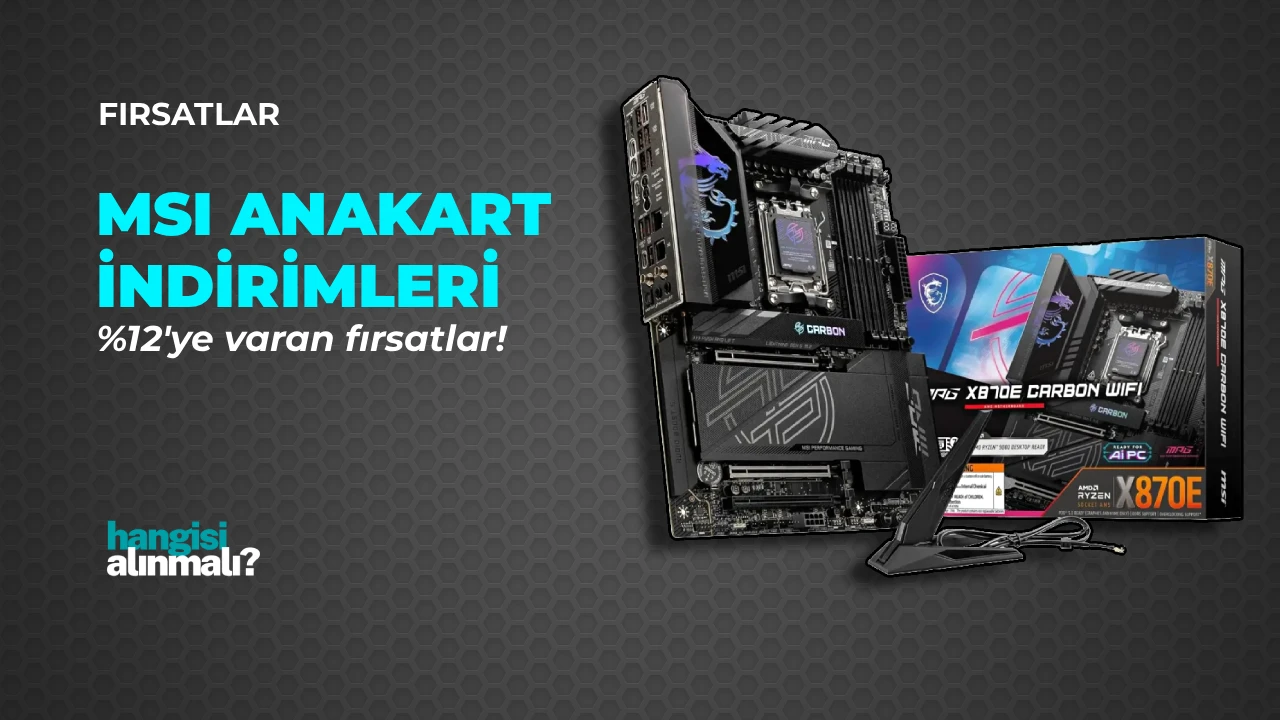 MSI Anakart Modelleri Amazon'da Yılın En Düşük Fiyatlarında! 1 MSI Anakart Modellerinde Yılın En Düşük Fiyatları