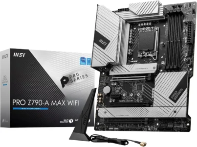 MSI Anakart Modelleri Amazon'da Yılın En Düşük Fiyatlarında! 4 MSI PRO Z790-A Max WIFI DDR5 Intel Z790 Soket 1700 DDR5 7800(OC) MHz ATX Gaming (Oyuncu) Anakart
