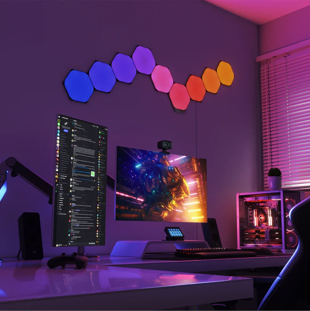 Nanoleaf Siyah Altıgen Başlangıç Seti