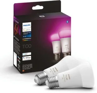 Philips Hue Beyaz ve Renkli Ambiyans, E27 Akıllı LED Ampul